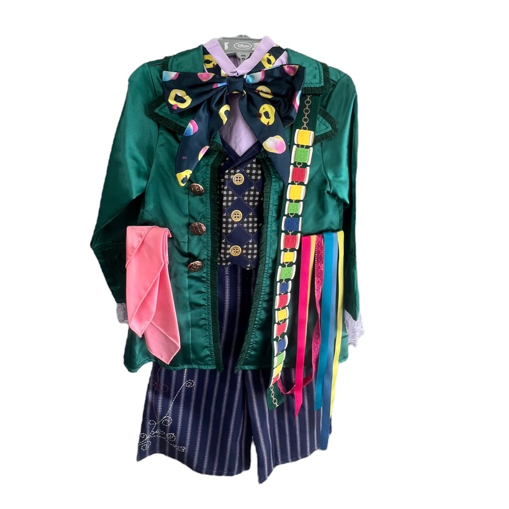 Disney’s The Mad Hatter Dress Up Costume (size 4) Hat will be included